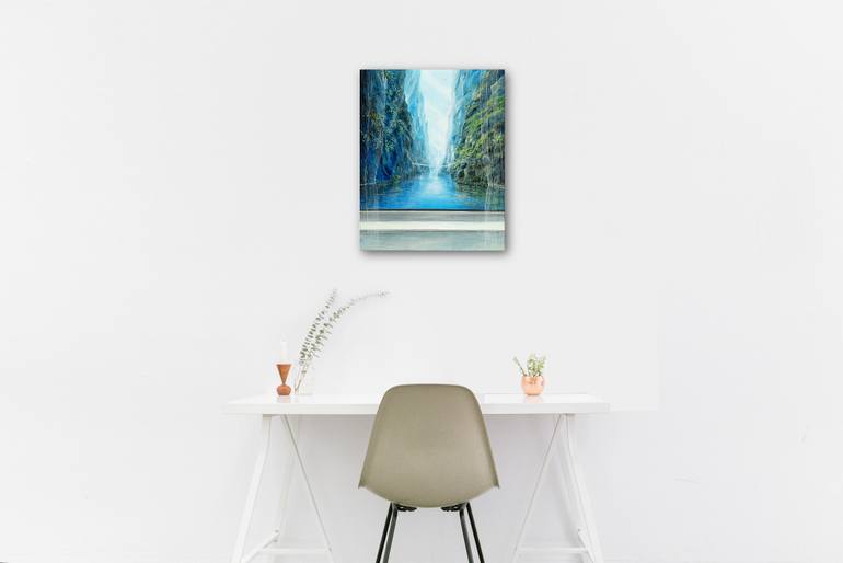 Original Dada Nature Painting by Silvian Sternhagel