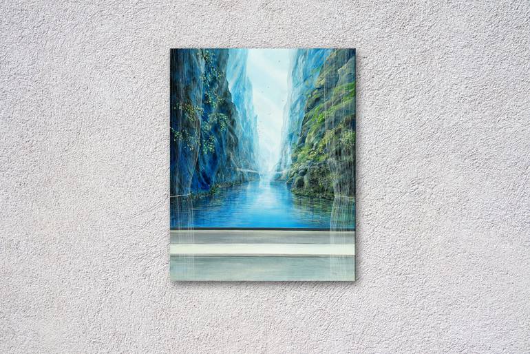 Original Dada Nature Painting by Silvian Sternhagel