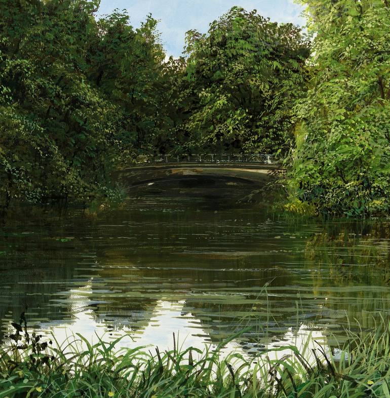 Original Folk Nature Painting by Silvian Sternhagel