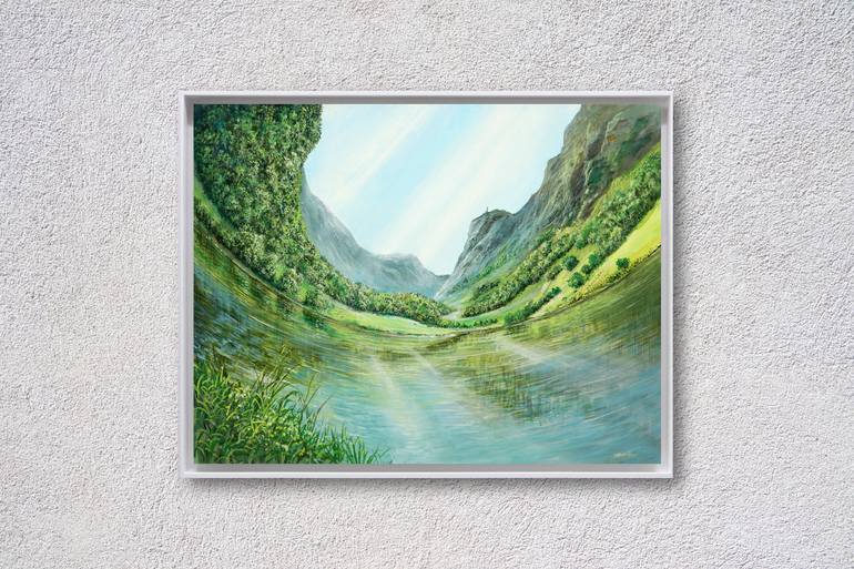 Original Folk Nature Painting by Silvian Sternhagel