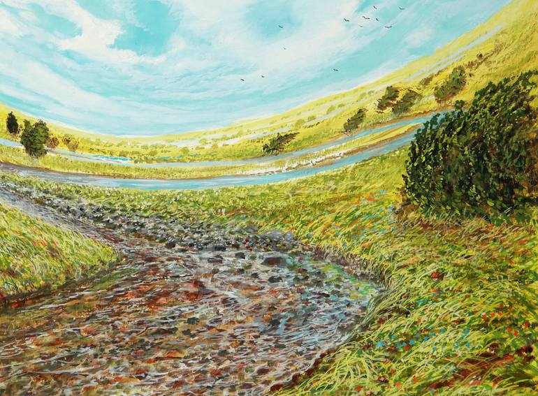 Original Modernism Nature Painting by Silvian Sternhagel