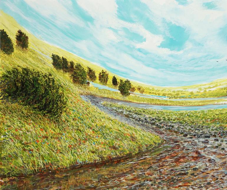 Original Modernism Nature Painting by Silvian Sternhagel