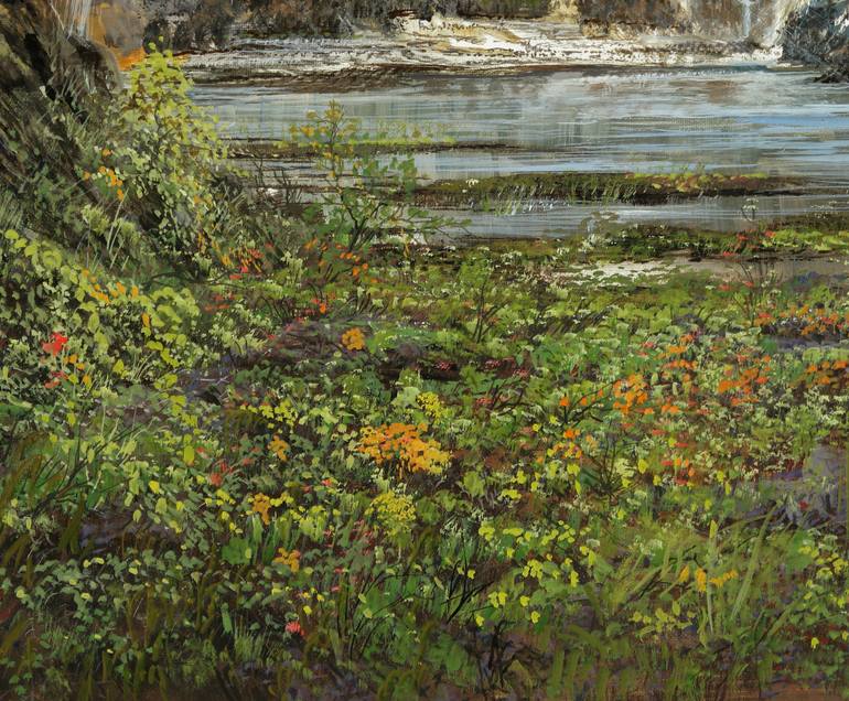 Original Modernism Landscape Painting by Silvian Sternhagel