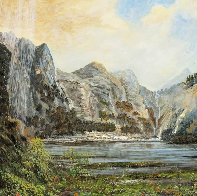Original Modernism Landscape Painting by Silvian Sternhagel
