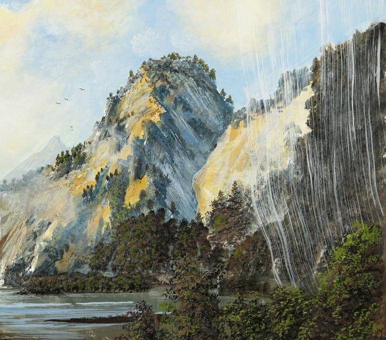 Original Modernism Landscape Painting by Silvian Sternhagel