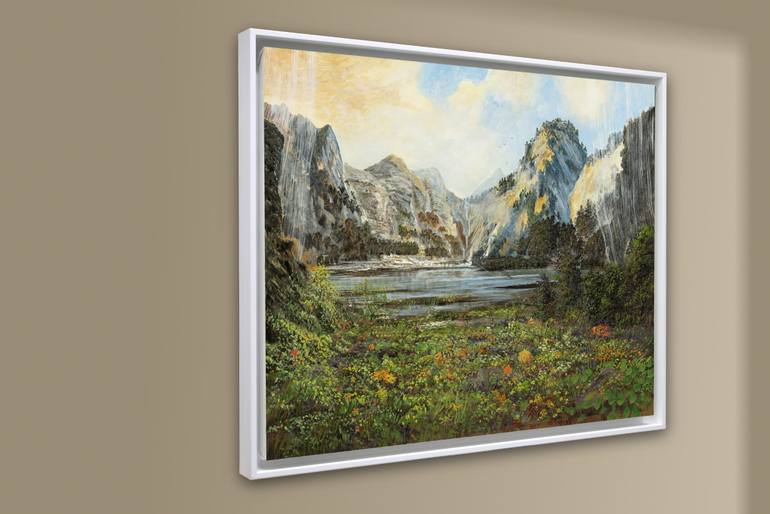Original Modernism Landscape Painting by Silvian Sternhagel