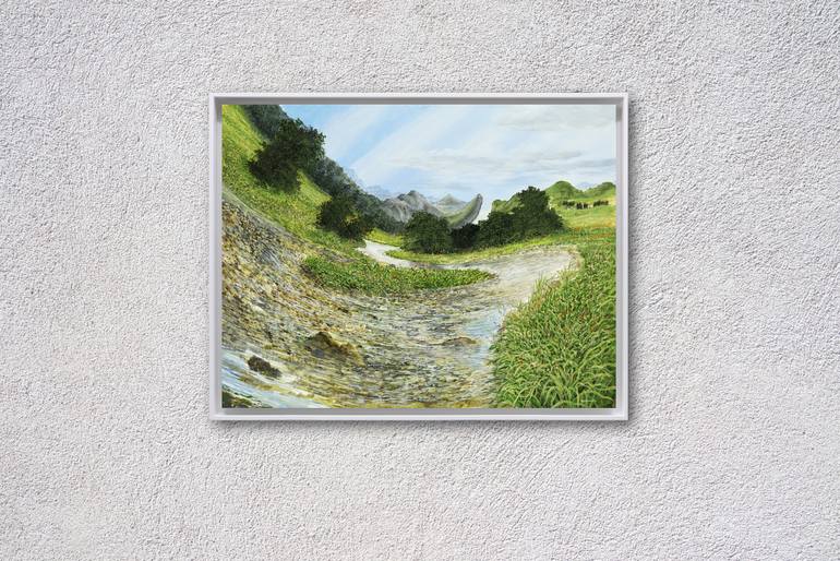 Original Modernism Landscape Painting by Silvian Sternhagel