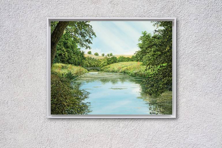 Original Impressionism Landscape Painting by Silvian Sternhagel