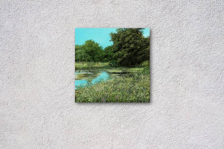 Original Folk Garden Painting by Silvian Sternhagel