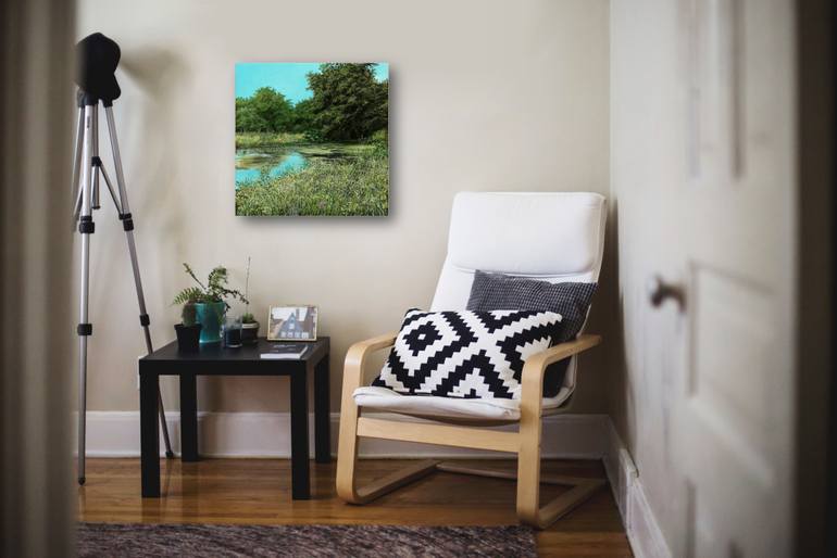 Original Folk Garden Painting by Silvian Sternhagel