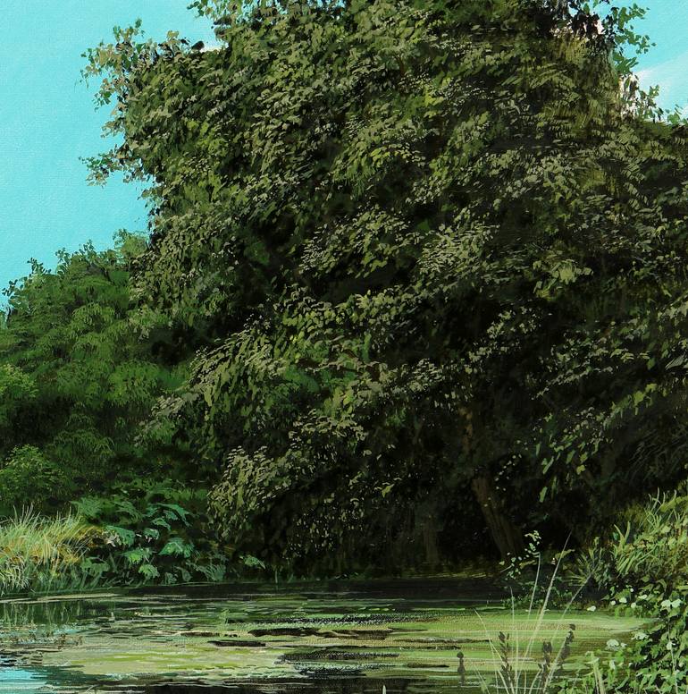 Original Folk Garden Painting by Silvian Sternhagel