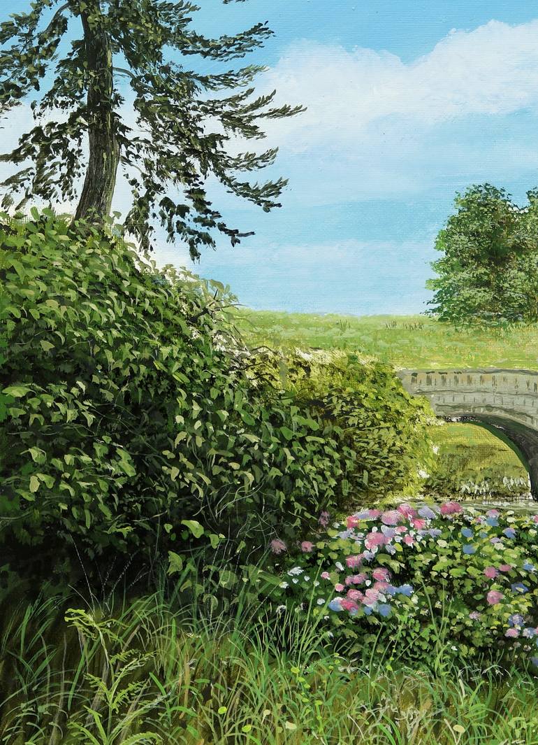 Original Modernism Landscape Painting by Silvian Sternhagel