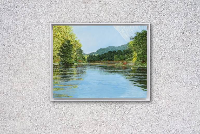 Original Impressionism Garden Painting by Silvian Sternhagel