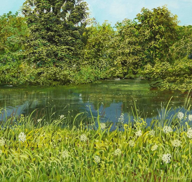 Original Folk Nature Painting by Silvian Sternhagel