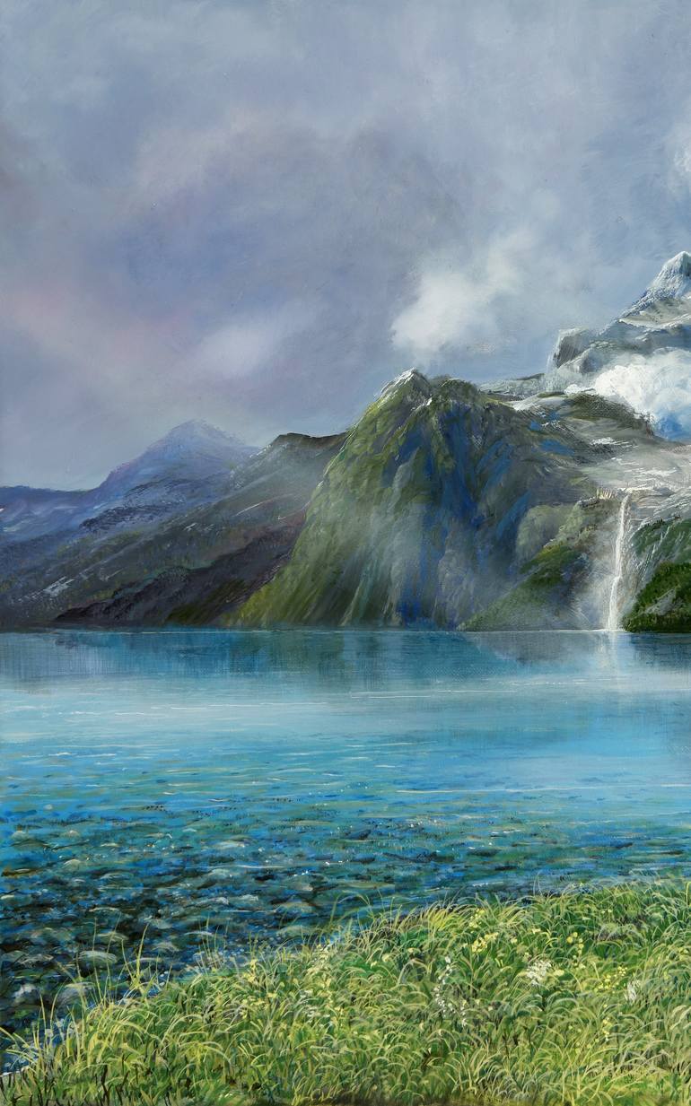 Original Modernism Landscape Painting by Silvian Sternhagel