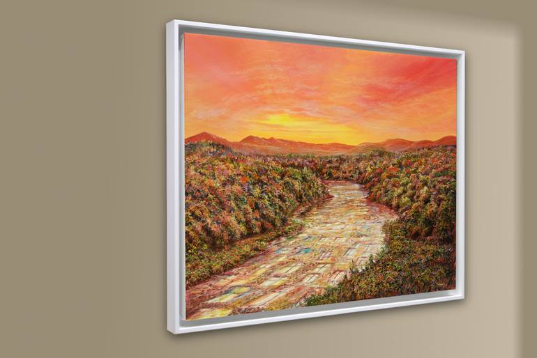 Original Modernism Fantasy Painting by Silvian Sternhagel