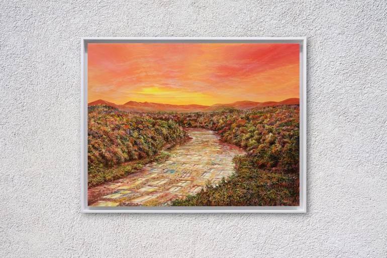 Original Modernism Fantasy Painting by Silvian Sternhagel