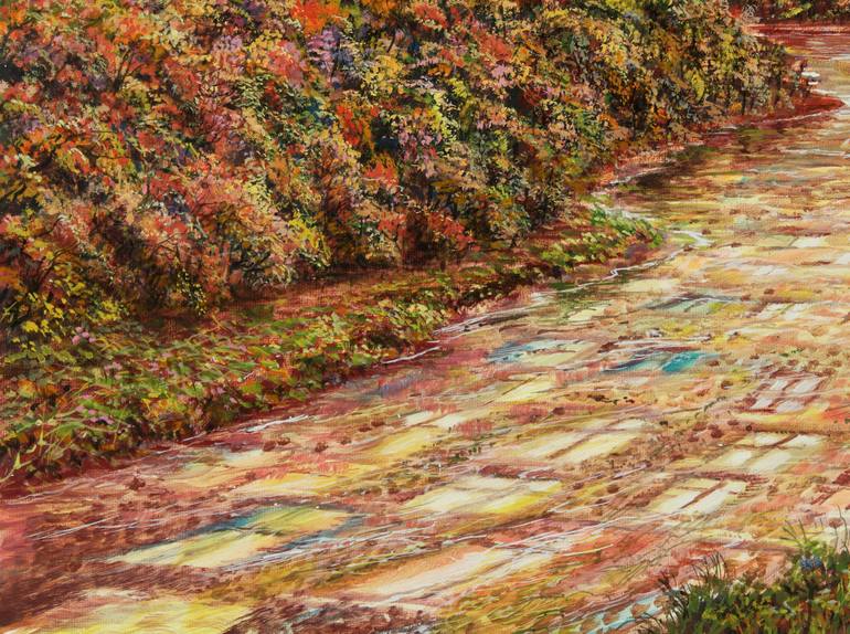 Original Modernism Fantasy Painting by Silvian Sternhagel