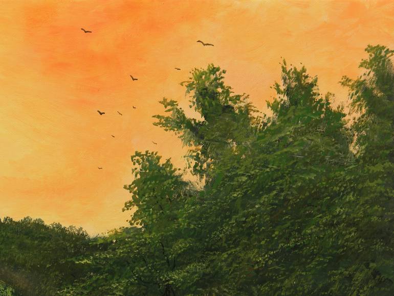 Original Modernism Nature Painting by Silvian Sternhagel