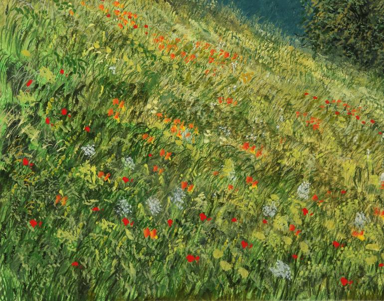 Original Folk Nature Painting by Silvian Sternhagel