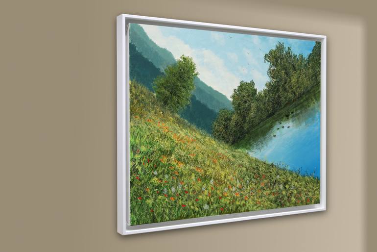 Original Folk Nature Painting by Silvian Sternhagel