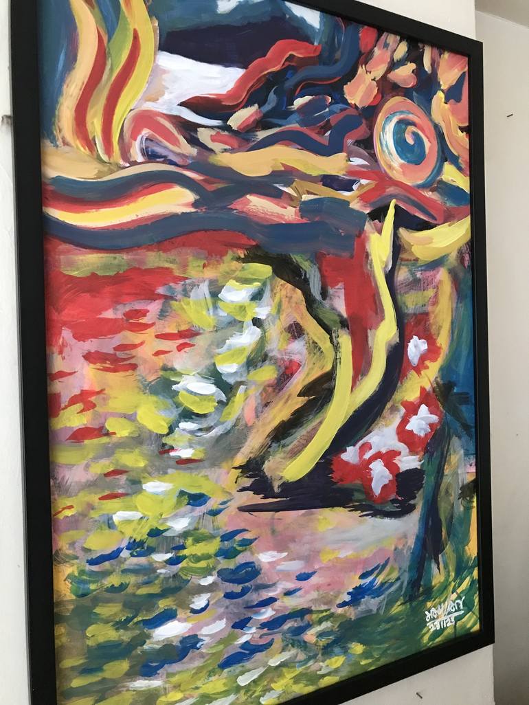 Original Expressionism Landscape Painting by taylan özgür çalışkan