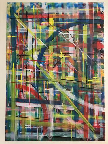 Original Abstract Painting by Taylan Özgür ÇalışKan
