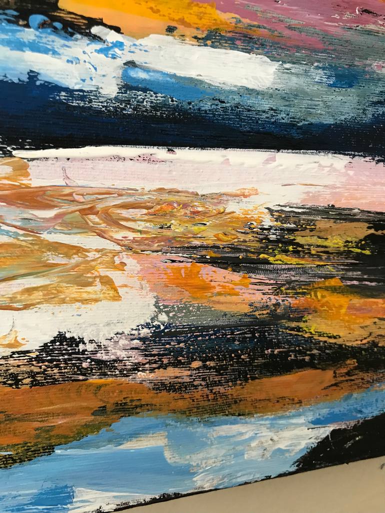 Original Abstract Nature Painting by Taylan Özgür ÇalışKan