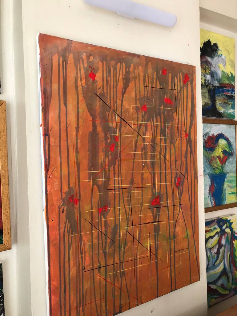 Original Abstract Painting by Taylan Özgür ÇalışKan