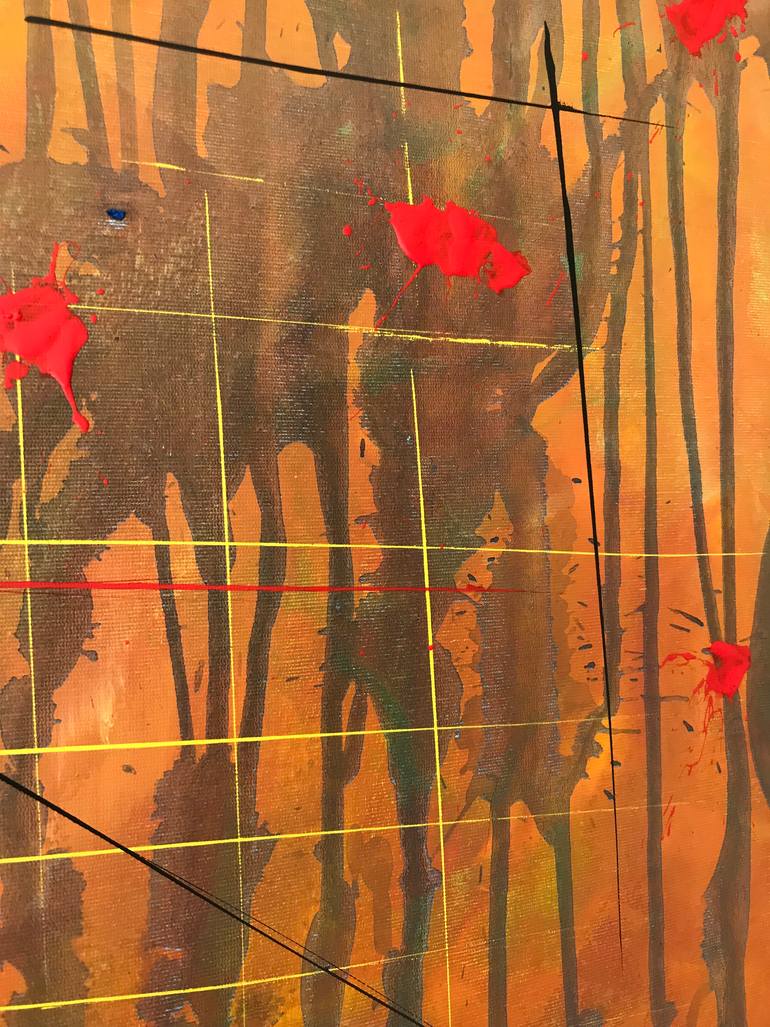 Original Abstract Painting by Taylan Özgür ÇalışKan