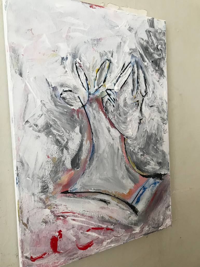 Original Expressionism People Painting by Taylan Özgür ÇalışKan