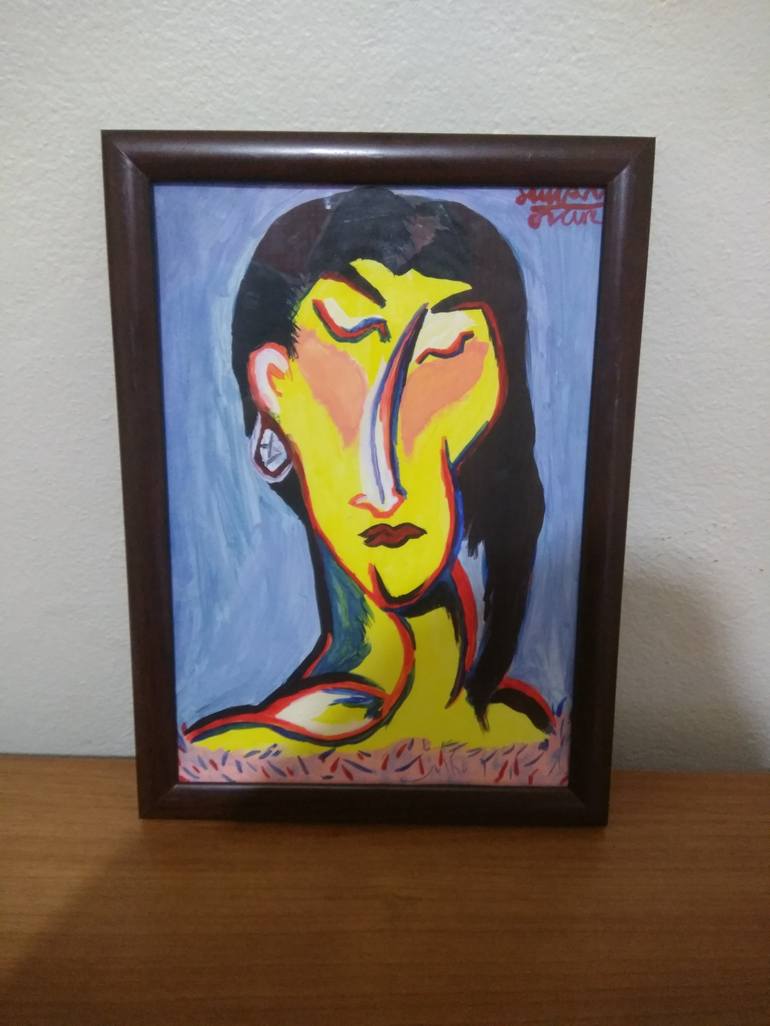Original Abstract Women Painting by taylan özgür çalışkan
