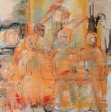 Original Abstract Family Paintings by Sylva Dresbach