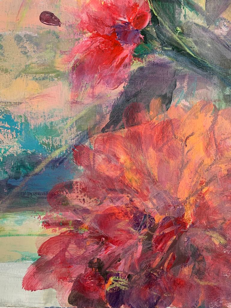 Original Figurative Botanic Painting by Sylva Giovannelli