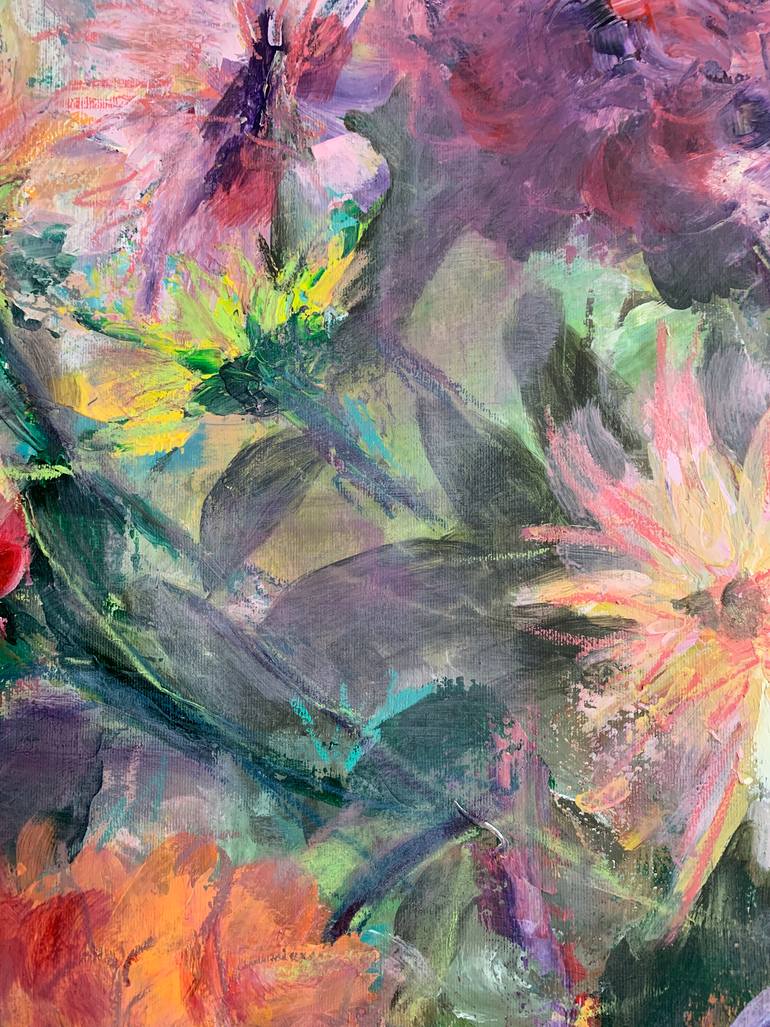 Original Figurative Botanic Painting by Sylva Giovannelli