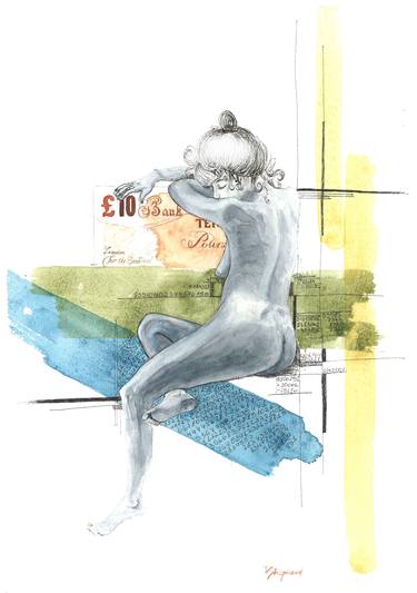 Print of Conceptual Nude Paintings by Valeriya Nikuta