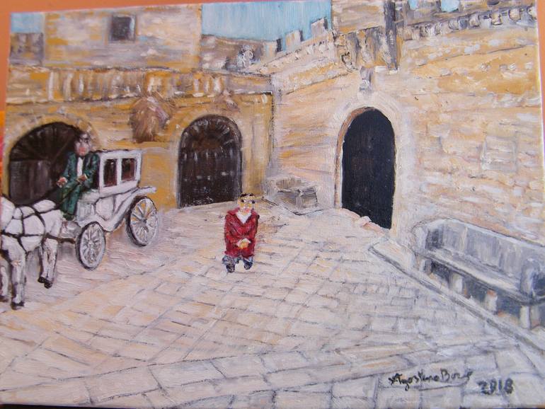 Original Expressionism Other Painting by Agostino Bove