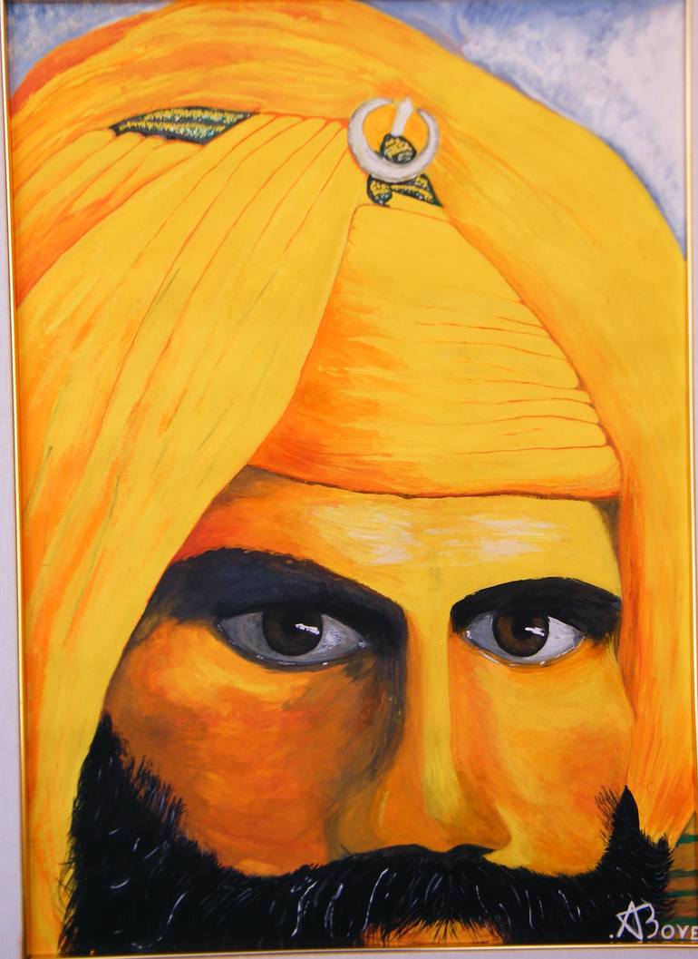 SIKH Painting by AGOSTINO BOVE | Saatchi Art