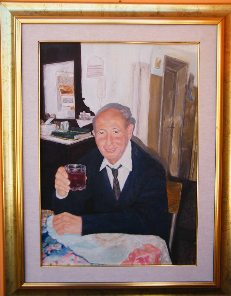 Original Realism Portrait Painting by AGOSTINO BOVE