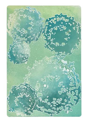 Original Abstract Printmaking by Laurey Bennett-Levy