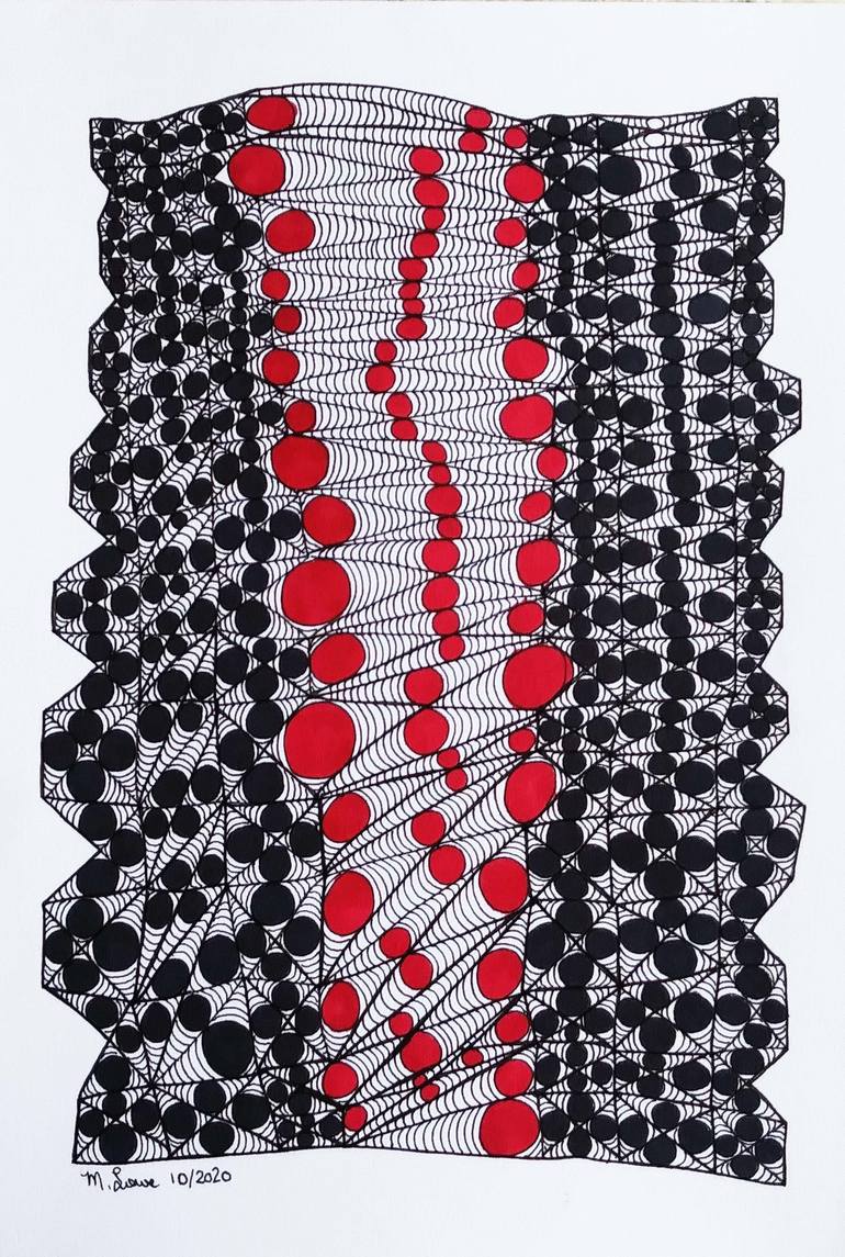 Original Abstract Drawings by Marilyn Lowe