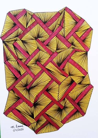 Original Geometric Drawings by Marilyn Lowe