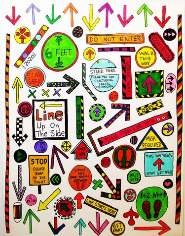 Original Pop Art Health & Beauty Collage by Marilyn Lowe