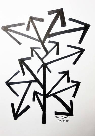 Original Geometric Drawings by Marilyn Lowe