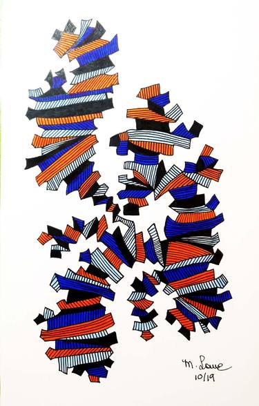 Original Geometric Drawings by Marilyn Lowe