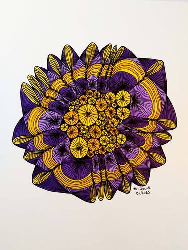 Original Geometric Drawings by Marilyn Lowe