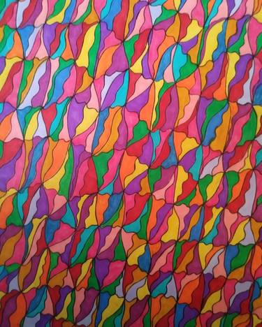 Original Geometric Drawings by Marilyn Lowe