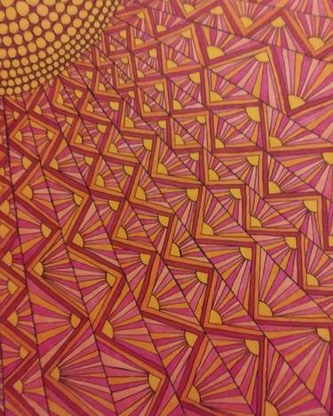 Original Abstract Expressionism Patterns Drawings by Marilyn Lowe