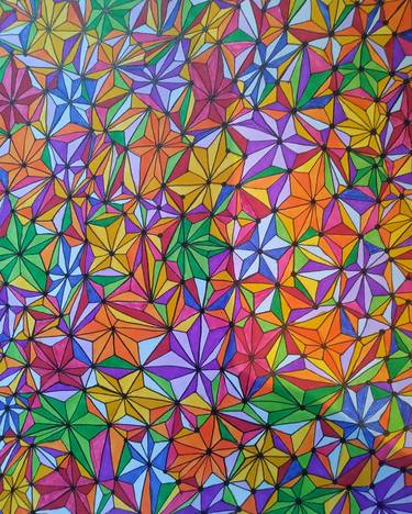 Original Abstract Patterns Drawings by Marilyn Lowe
