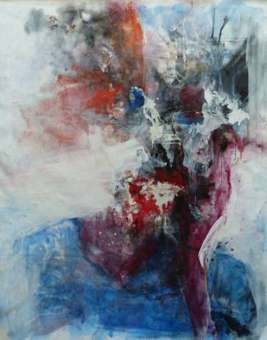 Original Expressionism Nude Painting by Rufi Mirayo